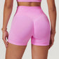 Seamless Quick-Dry High-Waisted Sport Shorts