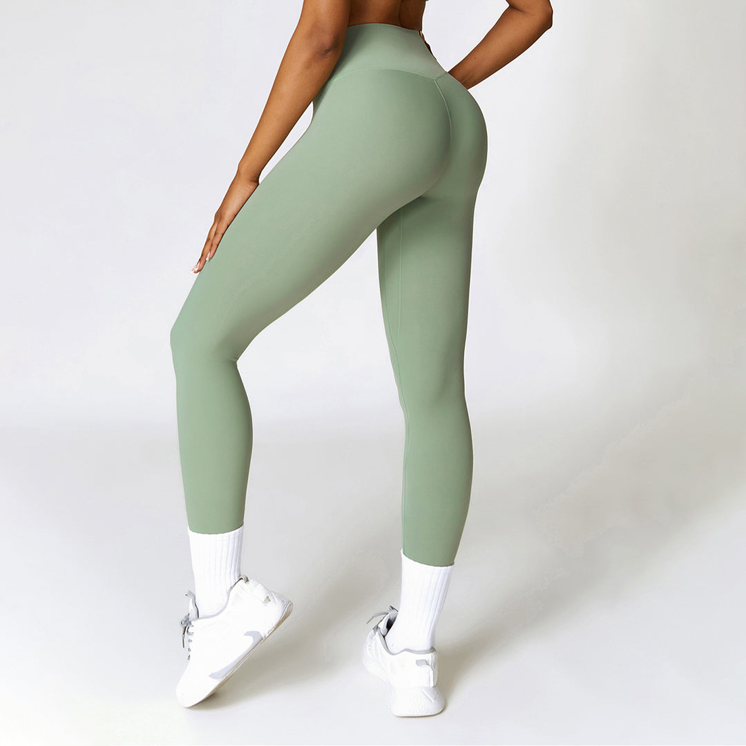 High-waisted hip-lift quick-drying leggings