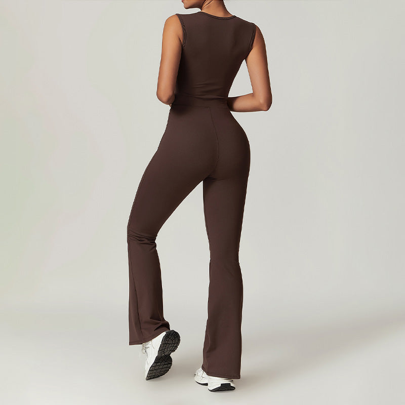 Sports one-piece tight casual fitness jumpsuits