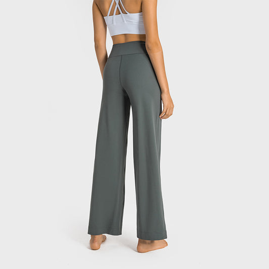 Side pockets, drawstring loose pants