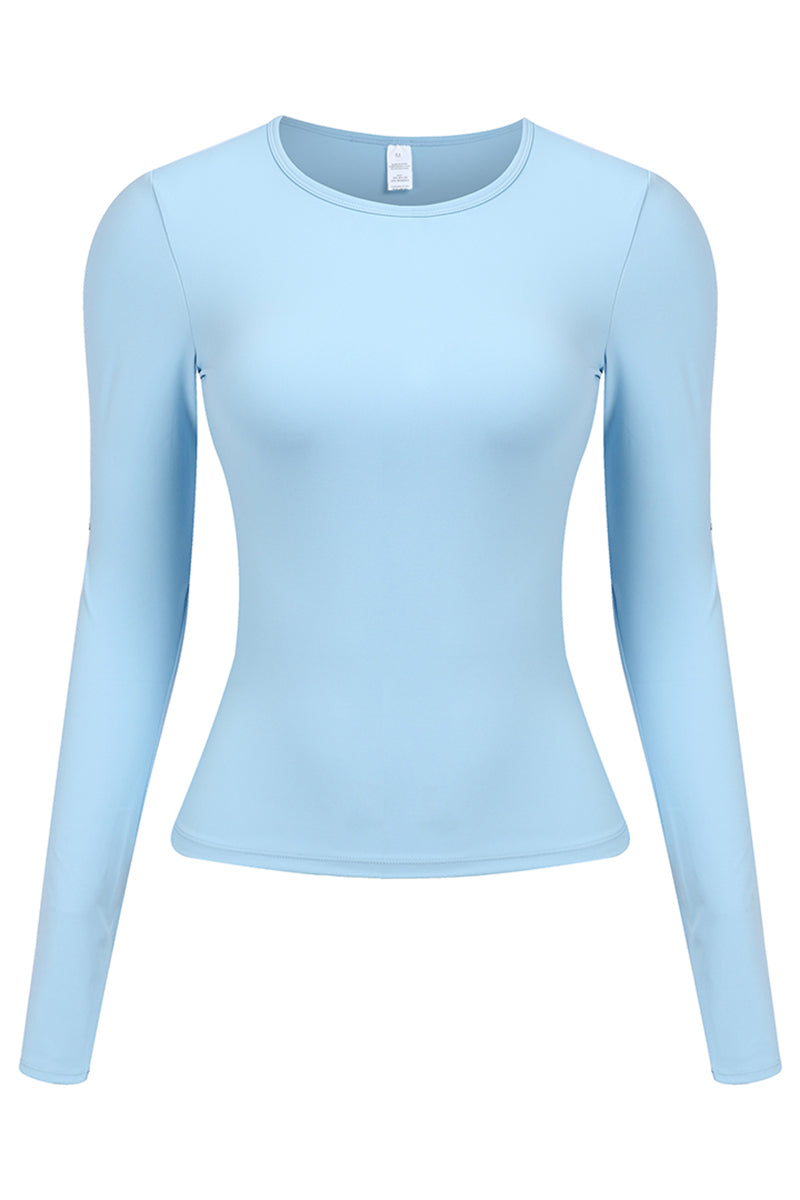 Yoga running sports long sleeve tops