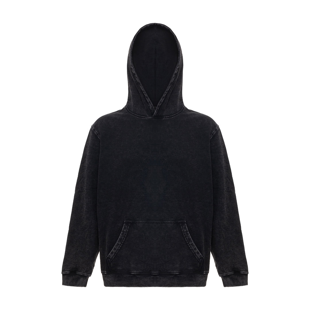 Solid colour pocket hoodie