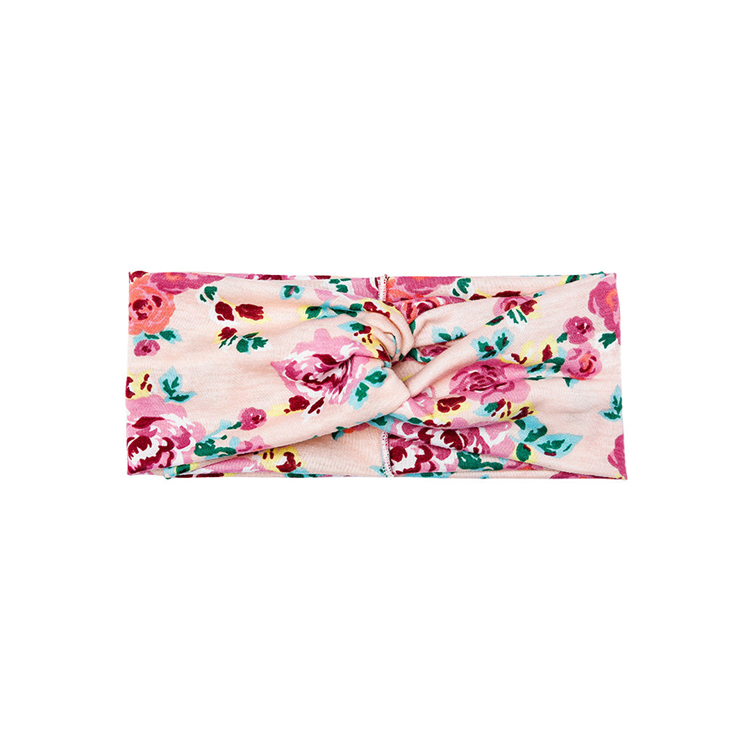 Cross Printed Knitted Movement Elastic Headband