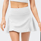 Ultra-Soft High-Waisted Built-In Shorts A-Line Skirts