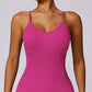 High-elastic seamless beauty-backed yoga Bodysuits