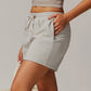 High waist loose short sports sweatpants