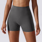 Solid color hip lift shorts